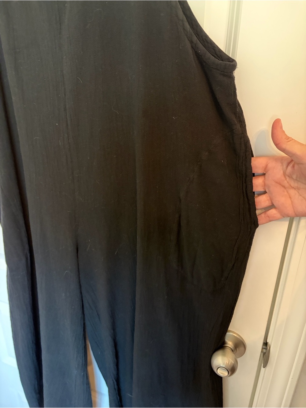 Oh My Gauze! Black Wide-Leg Jumpsuit - Picture 3 of 5